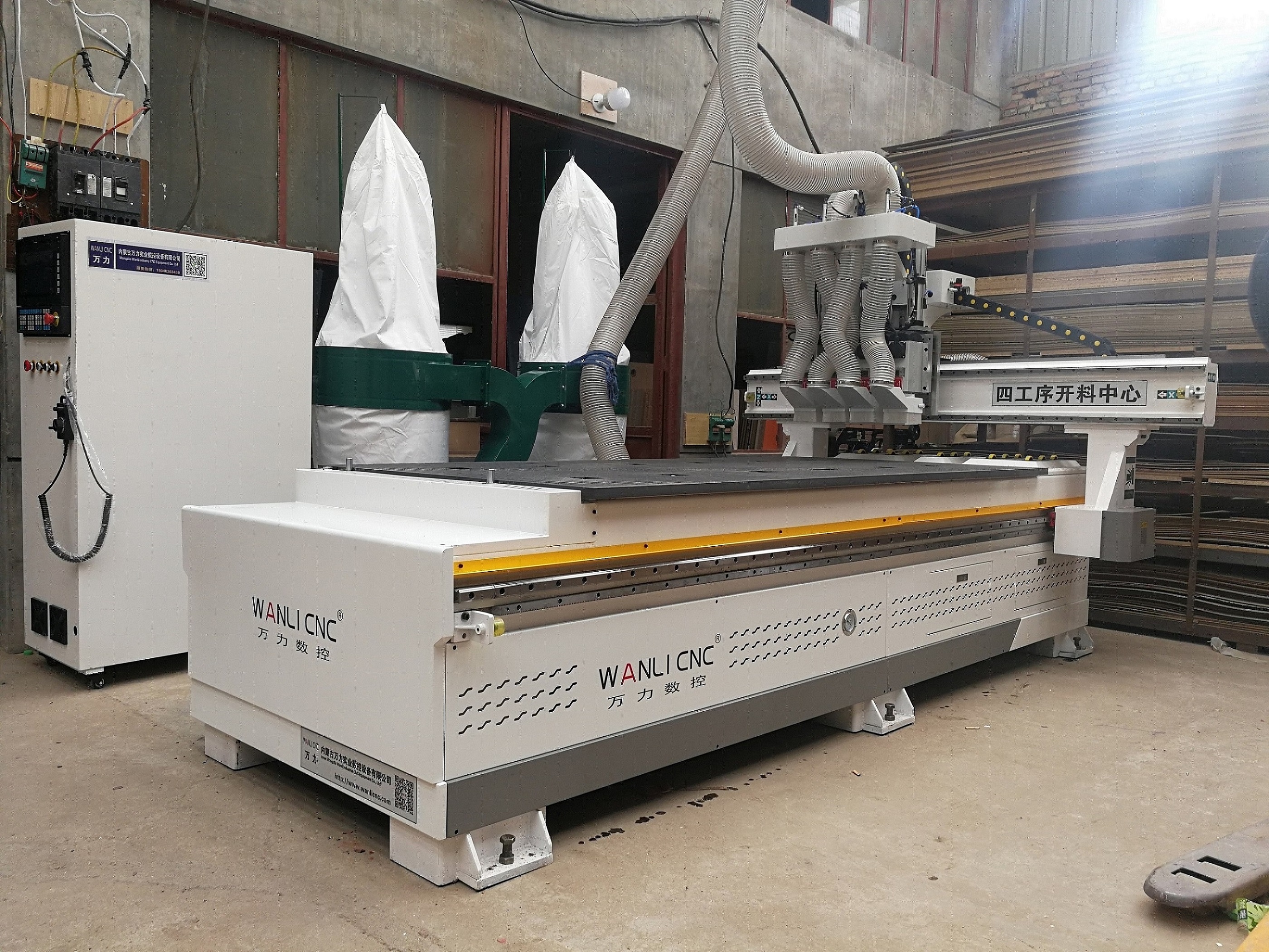 雕刻机|板式家具数控开料机|工艺品广告石材木工雕刻机价格-万力数控